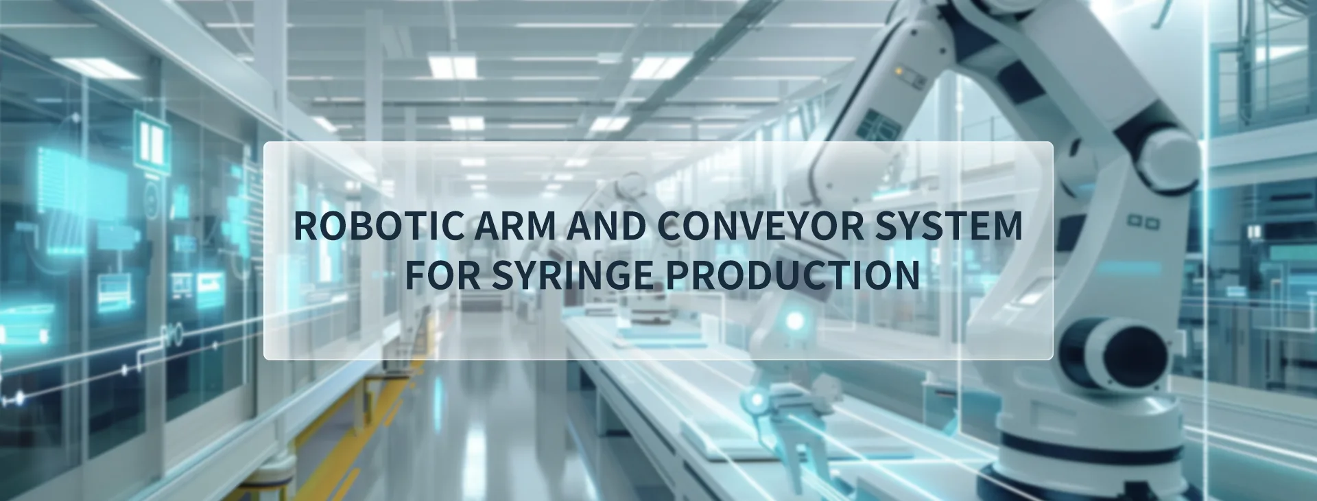 syringe robot picking system with Optional Auxilaries for Syringe Line Automatic Production